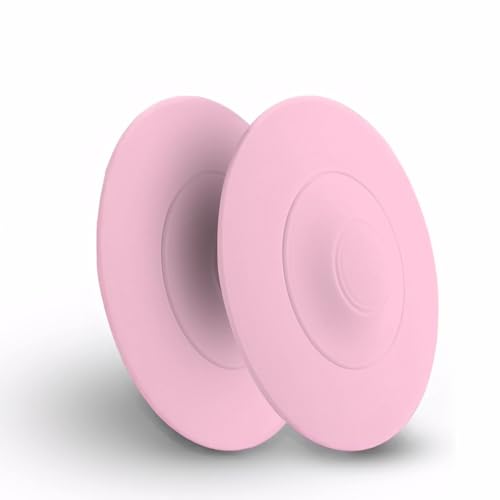 Premium Universal Abflussstopfen - Effektiver Haarschutz & Leichtreinigung - 2er Set für Waschbecken & Badewanne - Von HSYTEK (Rosa) von HSYTEK