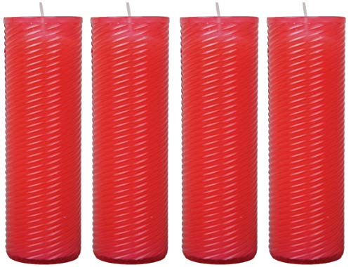 HScandle Ersatzkerze (N4) Nachfüller 4er Pack in Rot von HScandle