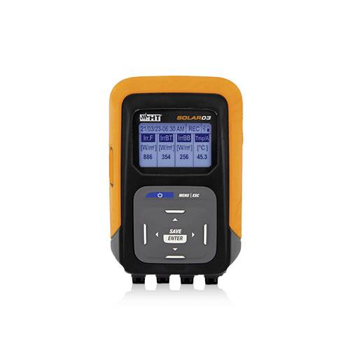 HT Instruments 1006730 Solar-03 Multi-Datenlogger Messgröße Temperatur, Einstrahlungsleistung -40 bis +99.9°C von HT Instruments