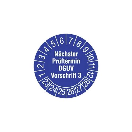 HT Instruments 2002260 Prüfplaketten 15mm Sicherheitsprüfplaketten 1 St. von HT Instruments