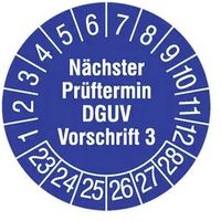 HT Instruments 2002270 Prüfplaketten 30mm Sicherheitsprüfplaketten 1St. von HT Instruments
