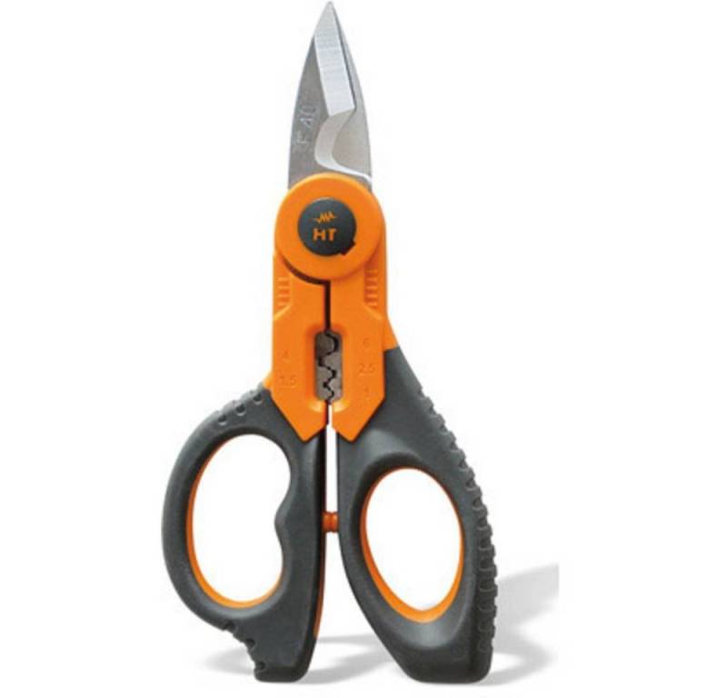 HT Instruments Abisolierzange Professionelle Kabelschere mit Crimp-Funktion 1001210 von HT Instruments