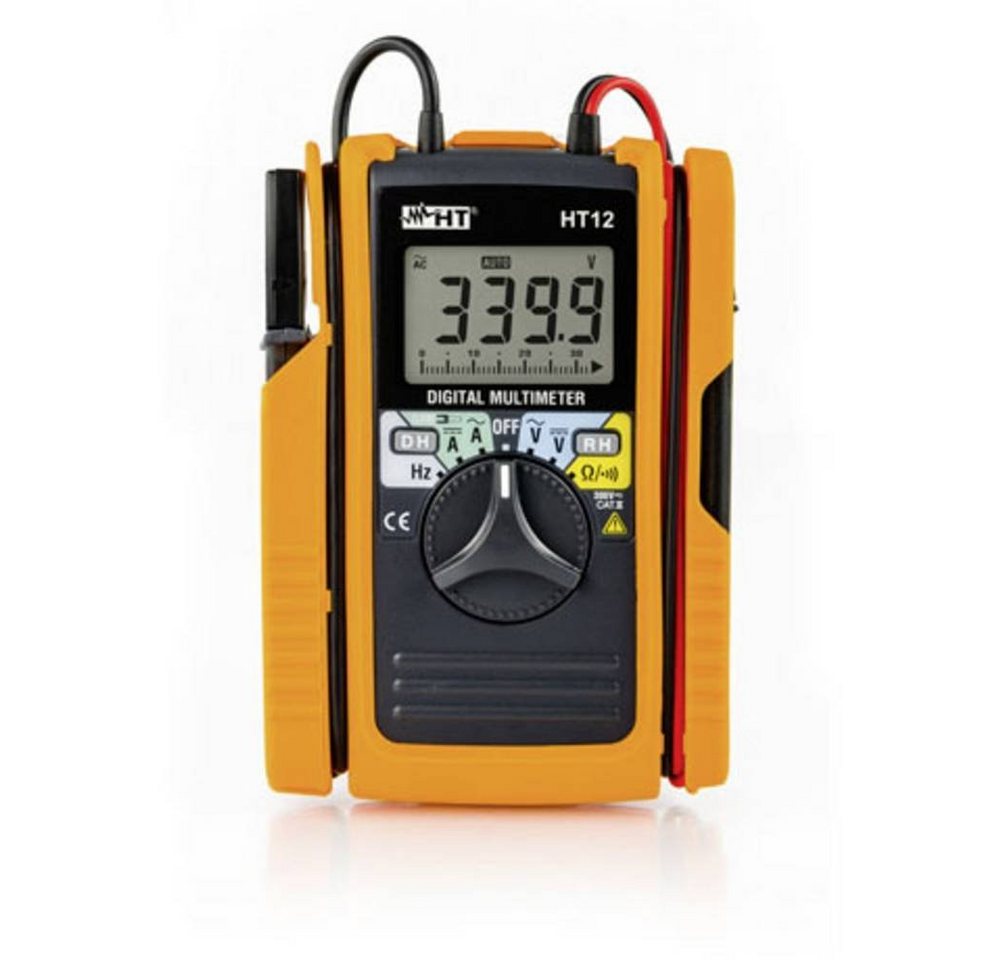 HT Instruments Multimeter Digitalmultimeter mit Gabelstromzange 60A AC/DC von HT Instruments