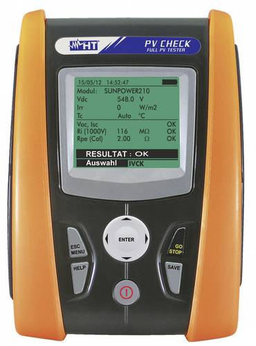 HT Instruments PV-CHECKs Installationstester VDE-Norm 0126 HT Instruments PV-CHECKs Installationstester VDE-Norm 0126 von HT Instruments