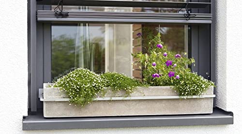 HT Blumenkastenhalterung Fenster Blumenkastenhalter verstellbar Aluminium Druckguss von HT