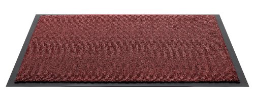 HT F & S Spectra Premium Schmutzfangmatte 60x80cm robust und waschbar Farbe: Rot. Made in Europe von HT