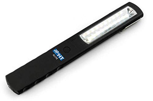 HT Instruments Profi LED Arbeits-Stablampe mit Akku und Magnethalter, X-Lite, Schwarz von HT