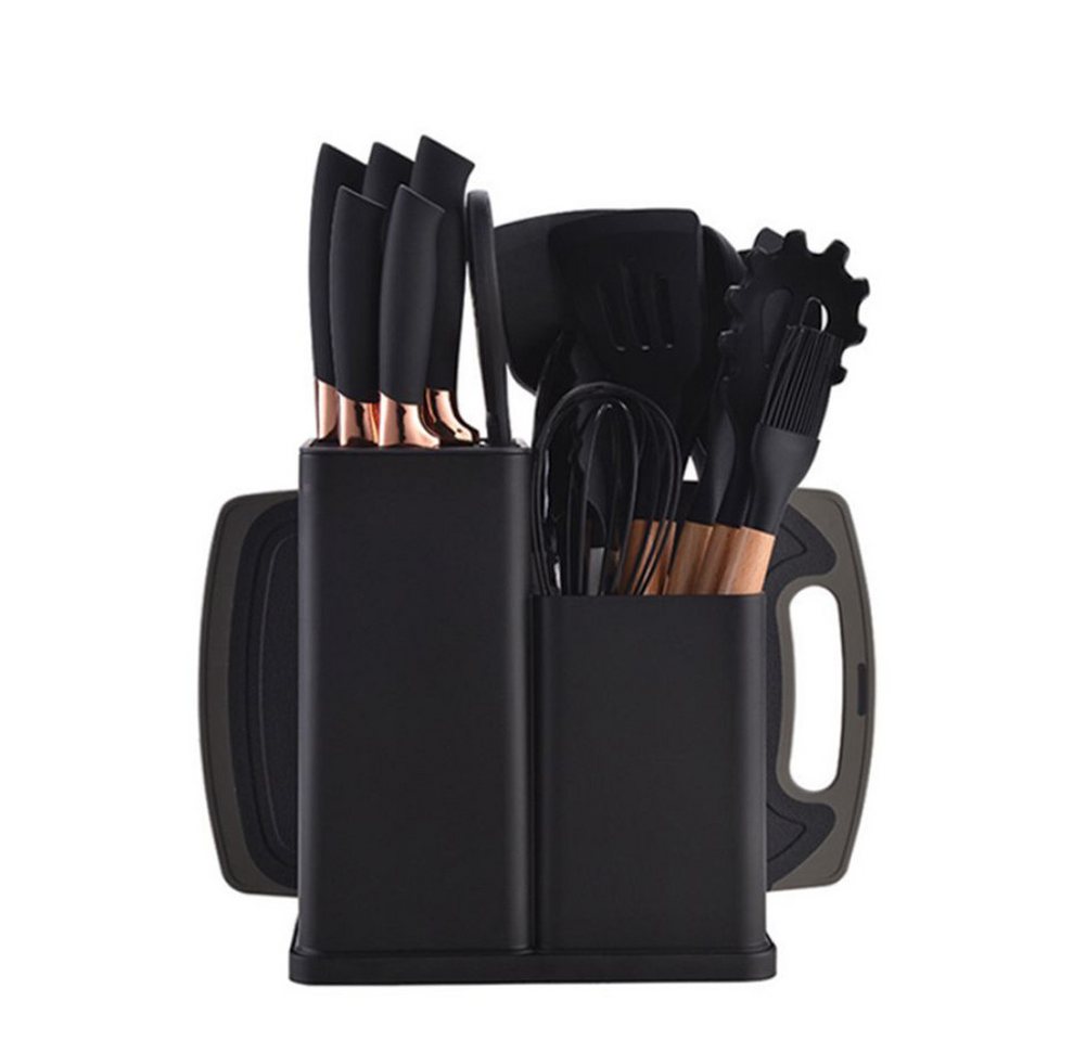 HT Kochbesteck-Set, 19-tlg Silikon-Küchenutensilien Set, hitzebeständig, antihaftend HT Kochbesteck-Set, 19-tlg Silikon-Küchenutensilien Set, hitzebeständig, antihaftend von HT