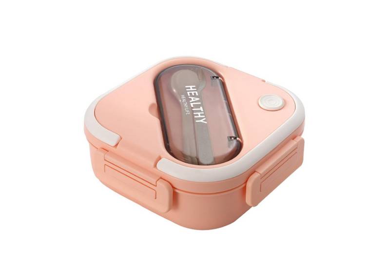 HT Lunchbox Lunchbox Kinder Brotdose (3 Fächer), Auslaufsicher & BPA-frei-mit Besteck von HT