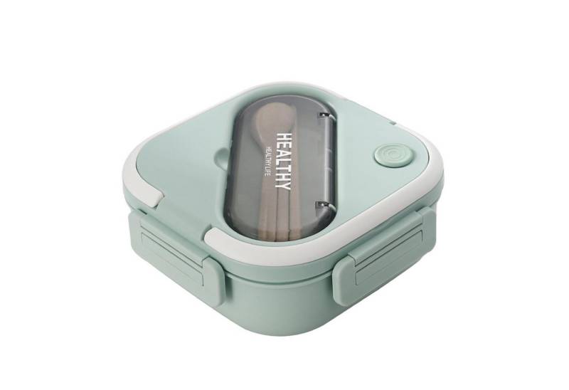HT Lunchbox Lunchbox Kinder Brotdose (3 Fächer), Auslaufsicher & BPA-frei-mit Besteck von HT