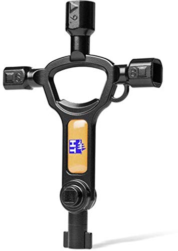 HT MasterKey Elektro Schaltschrankschlüssel 1 St. - Zink, Schwarz, Drehbar, Touch, 1 Position, Parallel, 15 cm x 15 cm x 2 cm von HT