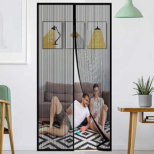 Magnet Fliegengitter Tür, Insektenschutz Balkontür Magnetischer Fliegenvorhang 60x220 cm, für die Balkontür, Kellertür und Terrassentür, Schließt Automatisch Ohne Insekten Durchzulassen (Schwarz) Magnet Fliegengitter Tür, Insektenschutz Balkontür Magnetischer Fliegenvorhang 60x220 cm, für die Balkontür, Kellertür und Terrassentür, Schließt Automatisch Ohne Insekten Durchzulassen (Schwarz) von HTCSZL