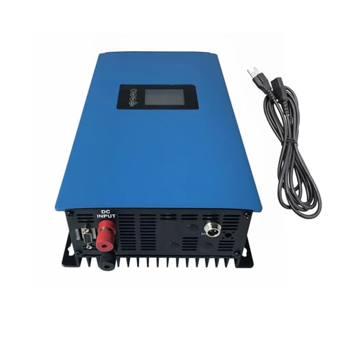 HTDRE 1000 W LCD-Solar-Netzwechselrichter, MPPT-Netzwechselrichter mit Reiner Sinuswelle, DC 22–65 V oder 45–90 V bis 110 V/230 V AC, schwache Batterie (mit Begrenzer, 22–65 V) von HTDRE