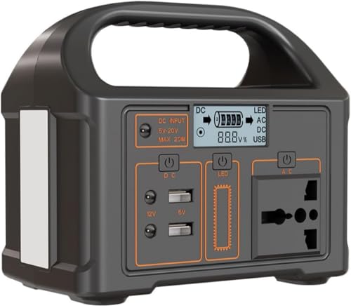 HTDRE All-in-One-Kraftwerk, Mobile Powerbank für Camping, 100 Wh Backup-Notstromversorgung, 240 V 100 W Reine Sinuswellen-Wechselstromsteckdose für Camping im Freien, Powerbank-Paket HTDRE All-in-One-Kraftwerk, Mobile Powerbank für Camping, 100 Wh Backup-Notstromversorgung, 240 V 100 W Reine Sinuswellen-Wechselstromsteckdose für Camping im Freien, Powerbank-Paket von HTDRE