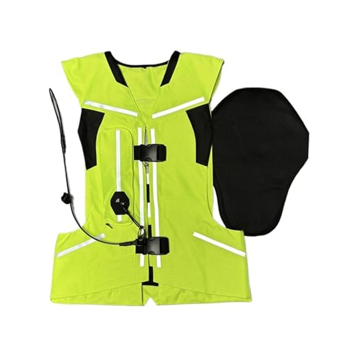 HTDRE Motorrad-Airbag-Weste mit Hals-/Steißbein-/Körper-Airbag 0,03S Trigger-Airbag Leicht, verstellbar, Pferd von HTDRE