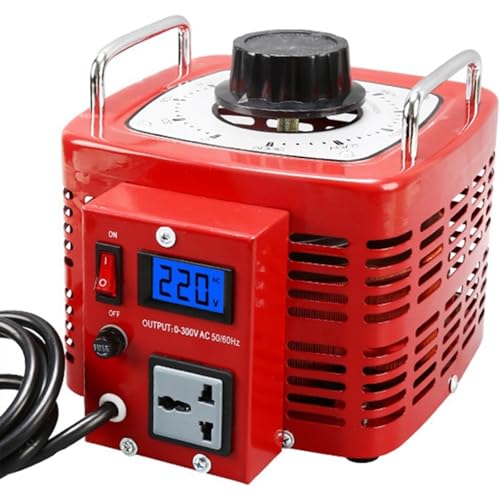 HTDRE Spartransformator, Trenntransformator, Variabler AC-Ausgangstransformator 2 Ampere 0–300 V für Hipot-Tests (TDGC2-500W) von HTDRE