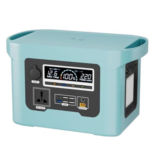 HTDRE Tragbare Powerbank 800 W 220 V Energiespeicher für Camping und Notfälle – große Kapazität 480 Wh HTDRE Tragbare Powerbank 800 W 220 V Energiespeicher für Camping und Notfälle – große Kapazität 480 Wh von HTDRE