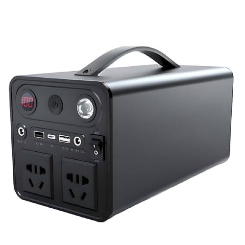 HTDRE Tragbares 300-W-Kraftwerk, 90.000 mAh solarbetriebene Stromversorgung, 6 Anschlüsse für Camping, Notfälle, Reisen, Outdoor-Abenteuer HTDRE Tragbares 300-W-Kraftwerk, 90.000 mAh solarbetriebene Stromversorgung, 6 Anschlüsse für Camping, Notfälle, Reisen, Outdoor-Abenteuer von HTDRE