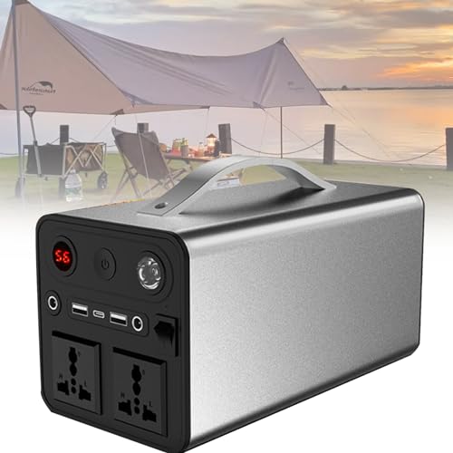 HTDRE Tragbares 90000-mAh-Kraftwerk mit 300 W – Laptop-Powerbank mit 6 Stromversorgungsanschlüssen für Camping, Reisen und Notstrom – Steckdose für Outdoor-Abenteuer-Entdecker HTDRE Tragbares 90000-mAh-Kraftwerk mit 300 W – Laptop-Powerbank mit 6 Stromversorgungsanschlüssen für Camping, Reisen und Notstrom – Steckdose für Outdoor-Abenteuer-Entdecker von HTDRE