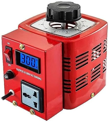 HTDRE Variac – Variabler AC-Ausgangstransformator 2 Ampere 0–300 V (TDGC2-0,5 KVA-3 VA), multifunktional, breites Anwendungsspektrum, 1 KVA von HTDRE