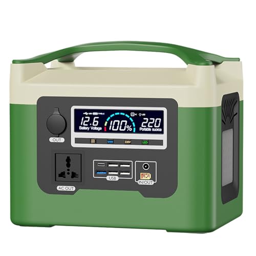 Tragbarer Outdoor-Generator, 800 W, 220 V, mobile Stromversorgung, geeignet zum Aufstellen von Ständen, für Selbstfahrertouren, Camping, zur Energiespeicherung und für Notfälle bei Stromausfällen,Gr Tragbarer Outdoor-Generator, 800 W, 220 V, mobile Stromversorgung, geeignet zum Aufstellen von Ständen, für Selbstfahrertouren, Camping, zur Energiespeicherung und für Notfälle bei Stromausfällen,Gr von HTDRE