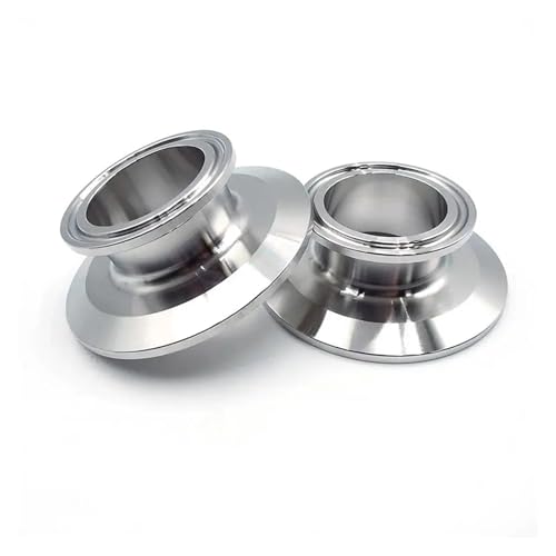 1 PC 1.5 inch x 2 inch Tri Clamp Reducer End Cover SS304 Flange Ferrule Pipe Fitting HTEJFUXQE(2 inch x 3.5 inch,1 PC_SS304) von HTEJFUXQE