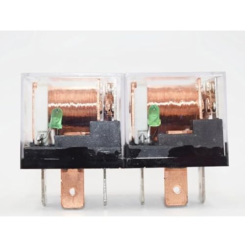 10pcs 5 pins waterproof 12V 80A Transparent shell relay car relay with LED HTEJFUXQE von HTEJFUXQE