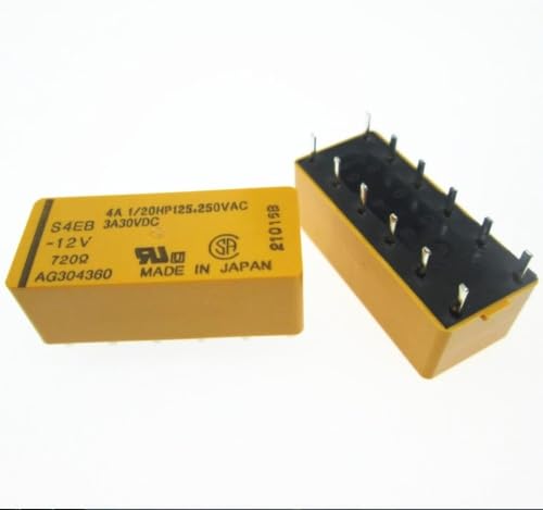 12V relay S4EB-12V S4EB12V S4EB-12VDC S4EB-DC12V 12VDC DC12V 12V DIP12 2pcs/lot HTEJFUXQE von HTEJFUXQE