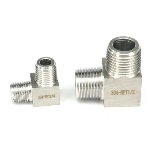1PC High Pressure 200 Bar 1/2" NPT Male 304 Stainless Steel Elbow Pipe Fitting Water Gas Oil HTEJFUXQE 1PC High Pressure 200 Bar 1/2" NPT Male 304 Stainless Steel Elbow Pipe Fitting Water Gas Oil HTEJFUXQE von HTEJFUXQE