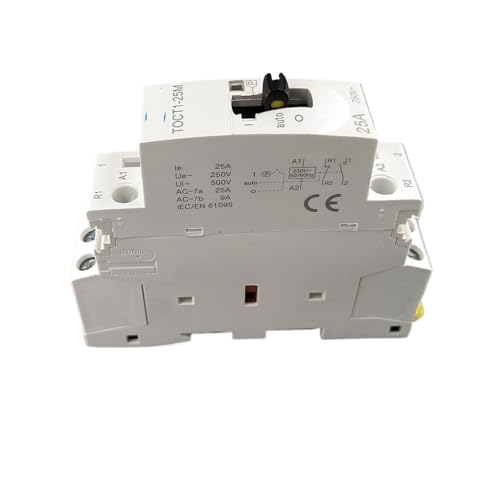 1pc 2P 25A 1NO 1NC 220V/230V 50/60HZ Din rail contactor with Manual Control Switch HTEJFUXQE von HTEJFUXQE