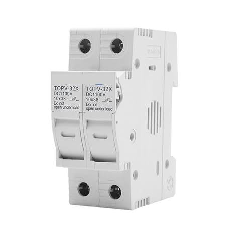 1pc 2P WITHOUT LED 1100V DC Fuse Holder 10 * 38mm High Voltage PV TOPV-32X HTEJFUXQE von HTEJFUXQE