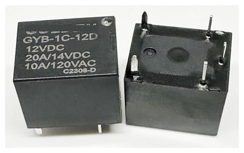 1pc GYB-1C-12D 12V (T78C-20A) Relay 5pins HTEJFUXQE von HTEJFUXQE