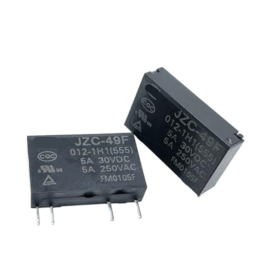 1pc JZC-49F 012-1H1(555) (PA1A-12V-5A) Relay 4pins HTEJFUXQE von HTEJFUXQE