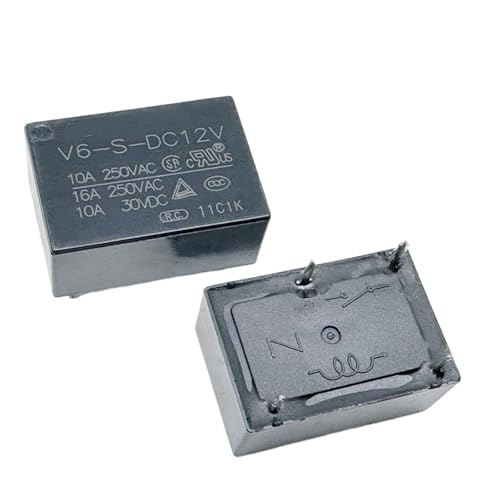 1pc V6-S-DC12V (7520A-16A) Relay 4pins HTEJFUXQE von HTEJFUXQE
