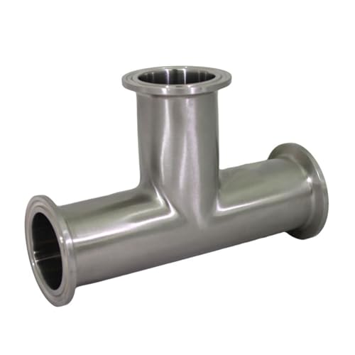 38mmPipe-50.5Ferrule 304 Stainless Steel Tube 3 Way Tee Pipe Fittings Tri Clamp Ferrule Flange HTEJFUXQE 38mmPipe-50.5Ferrule 304 Stainless Steel Tube 3 Way Tee Pipe Fittings Tri Clamp Ferrule Flange HTEJFUXQE von HTEJFUXQE