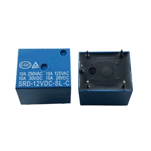 5pcs/lot SRD-12VDC-SL-C T73-12V 5 pin PCB Type 12V DC Power Relay HTEJFUXQE von HTEJFUXQE