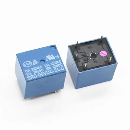 Relays SRD-06VDC-SL-C PCB Type 6V DC Power Relay HTEJFUXQE Relays SRD-06VDC-SL-C PCB Type 6V DC Power Relay HTEJFUXQE von HTEJFUXQE