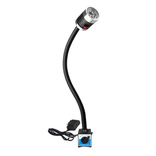 220 V starke magnetische LED-Beleuchtung Nachttischlampe 24 V Schlauch Schwanenhalslampe One-Touch-Schalter Werkzeugmaschinen-Arbeitslicht for das Nachttischbüro(3W220V Switch Magnet Holder) von HTERBPOY