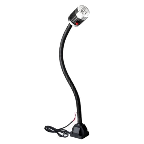 220 V starke magnetische LED-Beleuchtung Nachttischlampe 24 V Schlauch Schwanenhalslampe One-Touch-Schalter Werkzeugmaschinen-Arbeitslicht for das Nachttischbüro(3W24V Screw Holder) von HTERBPOY