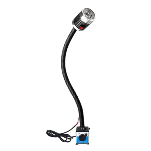 220 V starke magnetische LED-Beleuchtung Nachttischlampe 24 V Schlauch Schwanenhalslampe One-Touch-Schalter Werkzeugmaschinen-Arbeitslicht for das Nachttischbüro(3W24V Switch Magnet Holder) von HTERBPOY