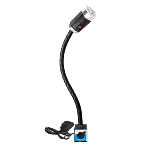 220 V starke magnetische LED-Beleuchtung Nachttischlampe 24 V Schlauch Schwanenhalslampe One-Touch-Schalter Werkzeugmaschinen-Arbeitslicht for das Nachttischbüro(6W220V Switch Magnet Holder) von HTERBPOY