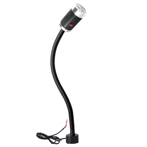 220 V starke magnetische LED-Beleuchtung Nachttischlampe 24 V Schlauch Schwanenhalslampe One-Touch-Schalter Werkzeugmaschinen-Arbeitslicht for das Nachttischbüro(6W24V Strong Magnet Base) von HTERBPOY