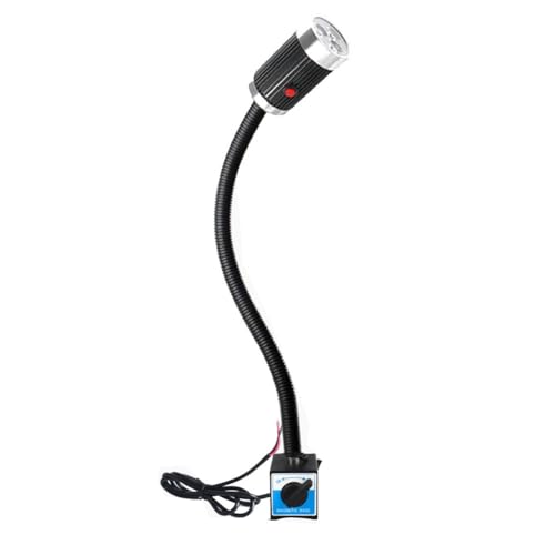220 V starke magnetische LED-Beleuchtung Nachttischlampe 24 V Schlauch Schwanenhalslampe One-Touch-Schalter Werkzeugmaschinen-Arbeitslicht for das Nachttischbüro(6W24V Switch Magnet Holder) von HTERBPOY