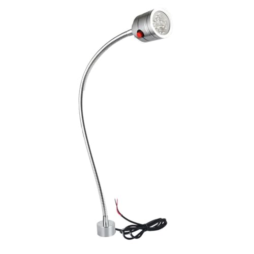 360 Grad verstellbarer Beleuchtungswinkel, flexible LED-Arbeitsleuchte mit Schwanenhals, mit starker Magnetbefestigungsbasis, explosionsgeschützte Werkstattbeleuchtung(5W24V strong magnet base) von HTERBPOY