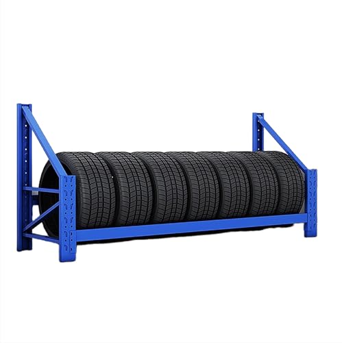 80 cm/31,5 Zoll Hochleistungs-Ersatzreifenhalter, Reifenständer aus Metall for Keller/Werkstatt(150x60x80 cm/59.1x23.6x31.5in) von HTERBPOY