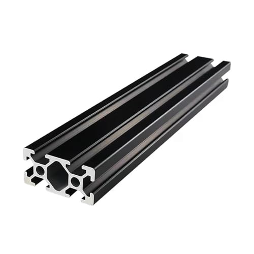 4 Stück 2040 schwarze Aluminiumprofile, eloxierte Linearführungsprofile aus Aluminium-Strangpressprofilen nach europäischem Standard, 100–650 mm lang,(Length 350mm) von HTGAOO