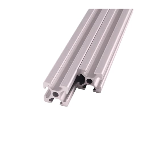 Aluminiumprofil, 2 Stück 2020 Aluminium-Extrusion 100–1000 mm T-Nut EU-Standard CNC 3D-Drucker DIY (400 mm)(600mm) von HTGAOO