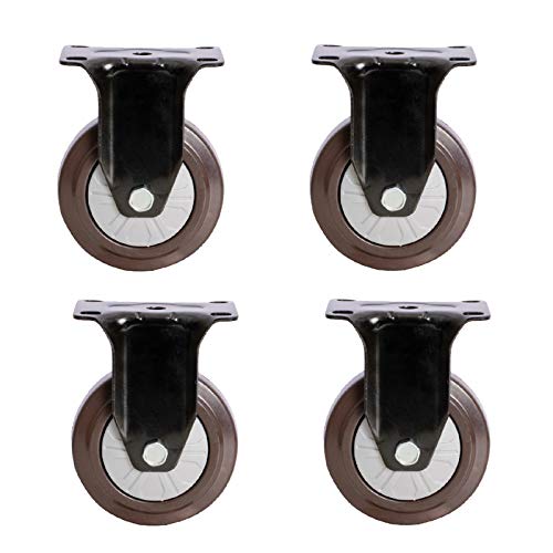 Austauschrollen, Schwerlast-Lenkrollen, Möbelrollen, Gummi-Industrietransportplattenrollen, Flüsterrollen, Taschen (Bremsen)(Standard) von HTGAOO
