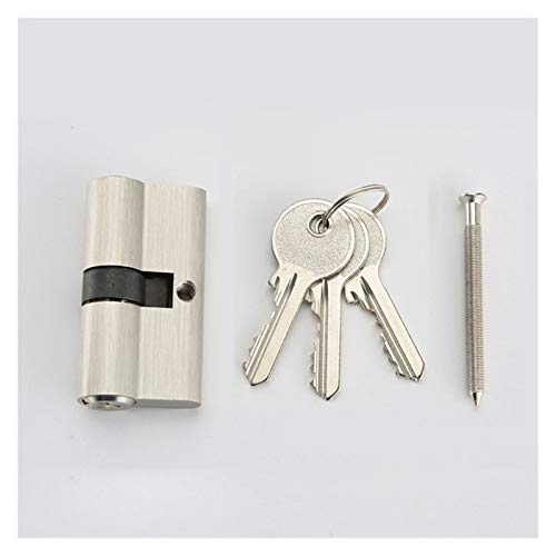 Doppelschlosskern, Messing-Schlüsseltürabdeckungsschloss for Schlafzimmer-Lebensgriff (Farbe: 60(30 30)) (Farbe: 70(35 35))(65(32.5 32.5)) von HTGAOO