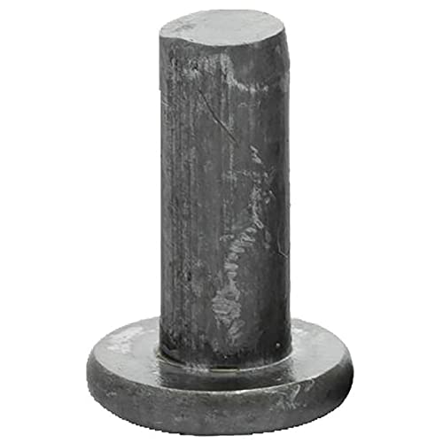 Fallen nicht ab Nieten, Flachkopf-Vollnieten Durchmesser Glatte metrische Schlagnietverschlüsse (50 mm)(8mm) von HTGAOO